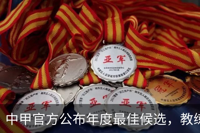 中甲官方公布年度最佳候选，教练、球员、媒体、球迷投票各占25%